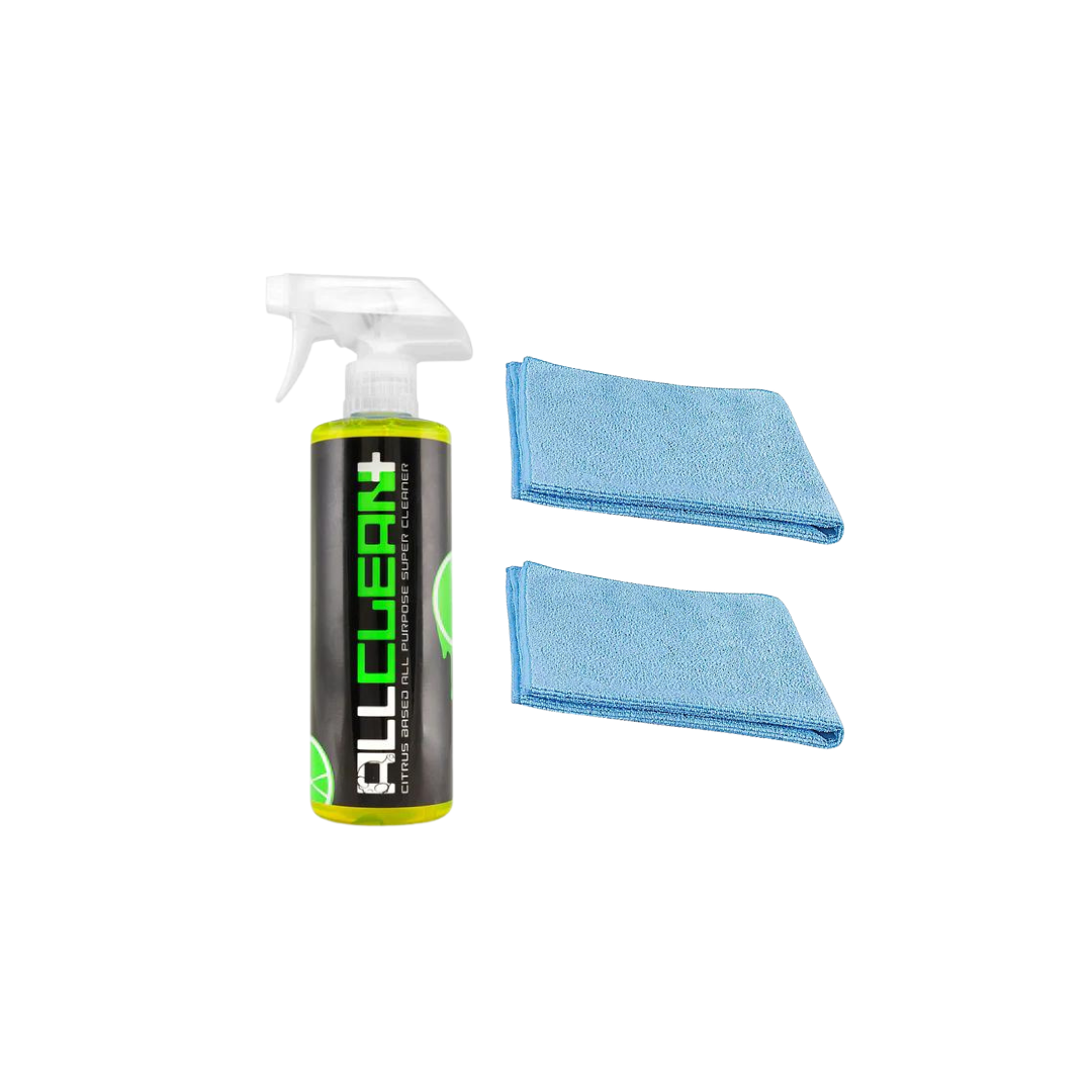 All Clean+ All Purpose Cleaner & Degreaser 16oz + 2 Microfiber Towels