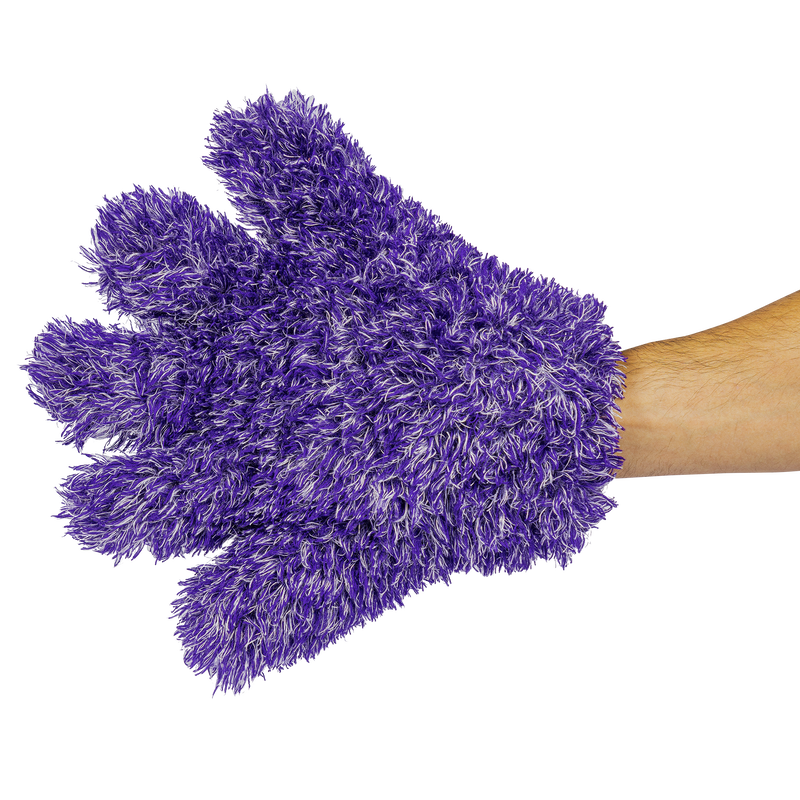 CHEMICAL GUYS FURRY FIVE FINGER STRANGER HELPFUL HANDY DETAILING MITT - Detailing Connect