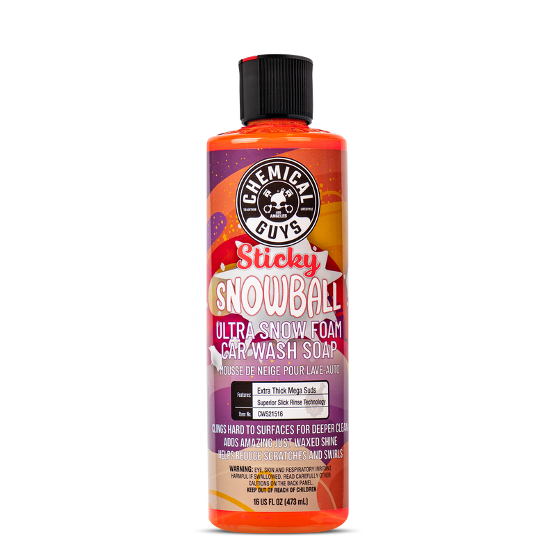 Chemical Guys Sticky Snowball Ultra Snow Foam Car Wash - Detailing Connect
