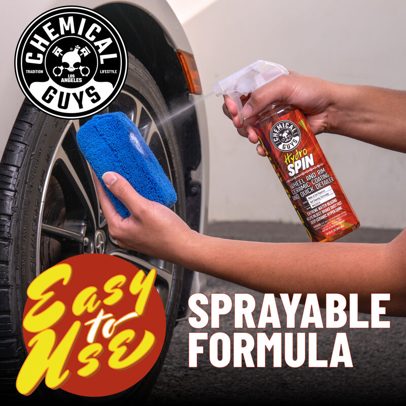 CHEMICAL GUYS HYDROSPIN WHEEL & RIM CERAMIC COATING AND QUICK DETAILER (16 OZ) - Detailing Connect