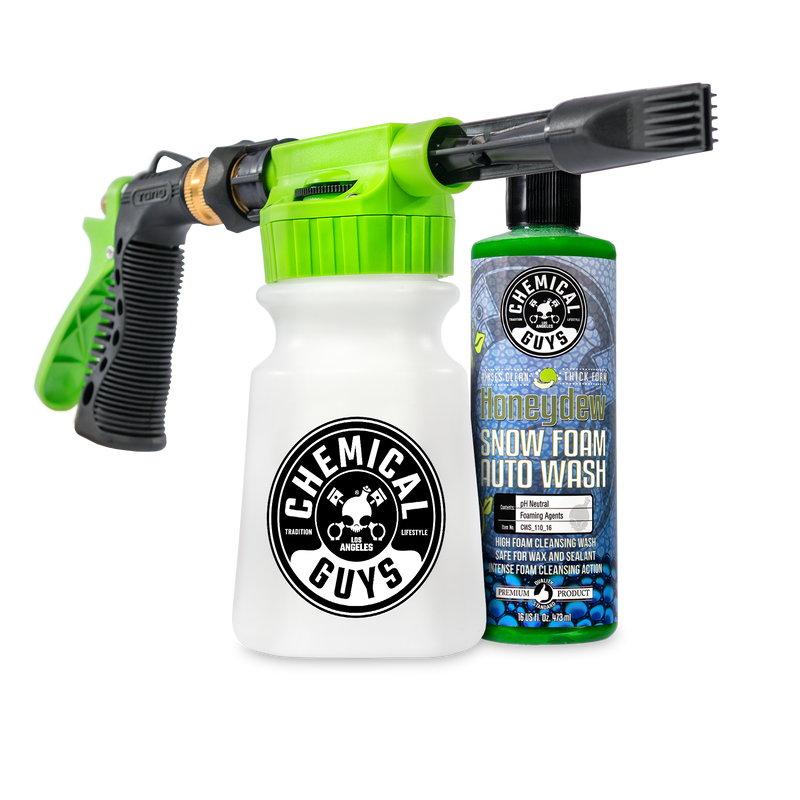 CHEMICAL GUYS FOAM BLASTER 6 FOAM WASH GUN & HONEYDEW SNOW FOAM SOAP 16OZ - Detailing Connect