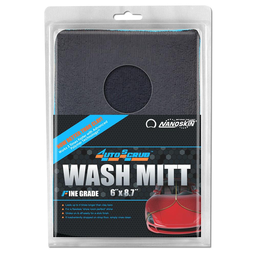 NANOSKIN AUTOSCRUB Wash Mitt 6" x 8.7" Fine Grade - Detailing Connect