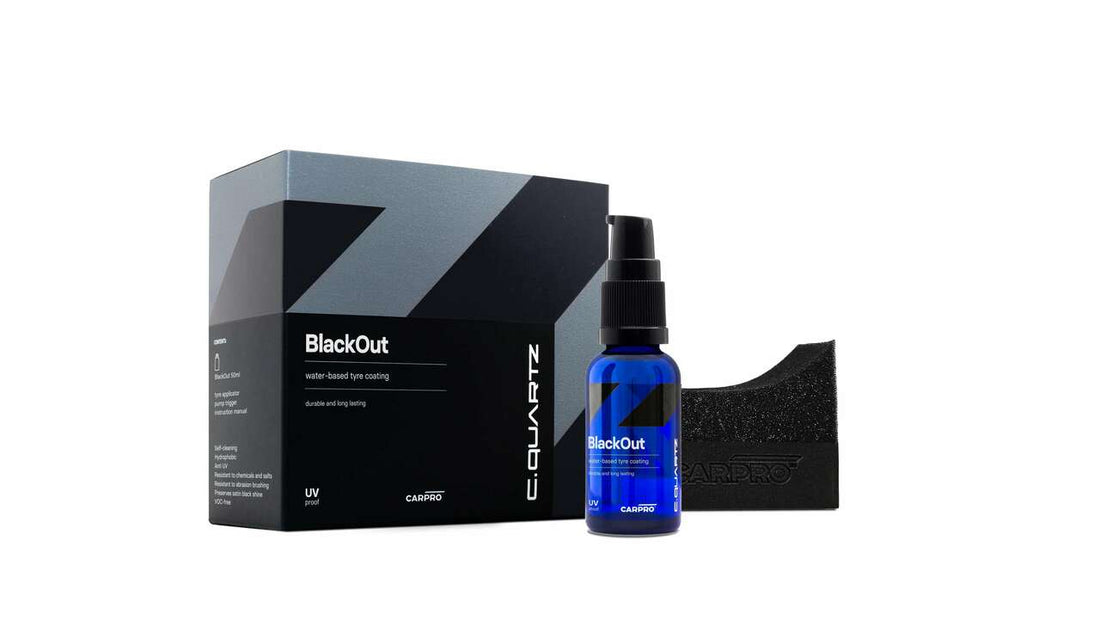 CQUARTZ BlackOut - Tire & Rubber Coating 50ml - Detailing Connect