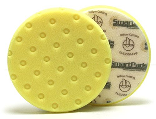 Lake Country CCS Smart Pads DA 5.5 inch Foam Pad (Yellow, 5.5 inch) - Detailing Connect
