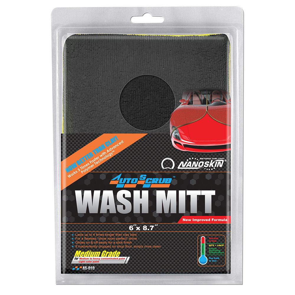 NANOSKIN AUTOSCRUB Wash Mitt 6" x 8.7" Medium Grade - Detailing Connect