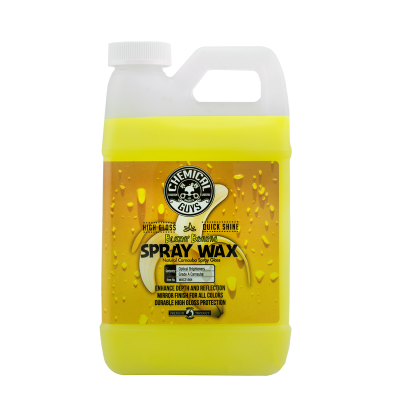 Chemical Guys Blazin' Banana Natural Carnauba Spray Wax 64oz - Detailing Connect