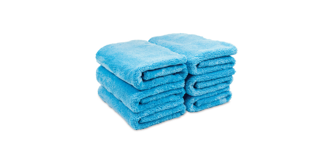 Griot's Microfiber Plush Edgeless Towels, Set of 6 - Detailing Connect