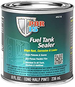 POR-15 49216 Fuel Tank Sealer - 8 fl oz - Detailing Connect