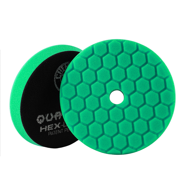 Green Hex-Logic Quantum Heavy Polishing Pad 6.5'' - Detailing Connect
