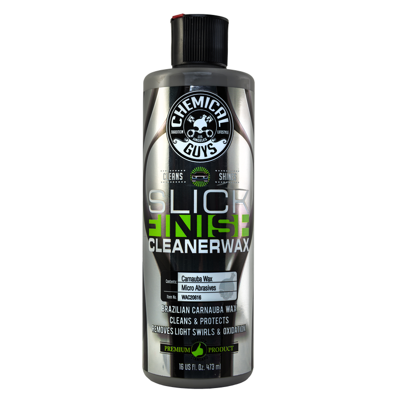 Chemical Guys Slick Finish Cleaner Wax with Micro-Abrasives - Detailing Connect