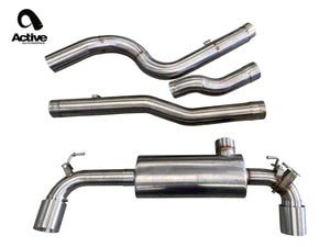 ACTIVE AUTOWERKE MKV A90/A91 SUPRA PERFORMANCE REAR EXHAUST 100MM BLACK STAINLESS TIPS - Detailing Connect