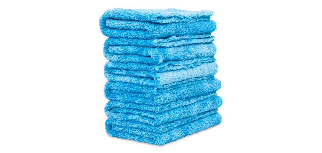 Griot's Microfiber Plush Edgeless Towels, Set of 6 - Detailing Connect