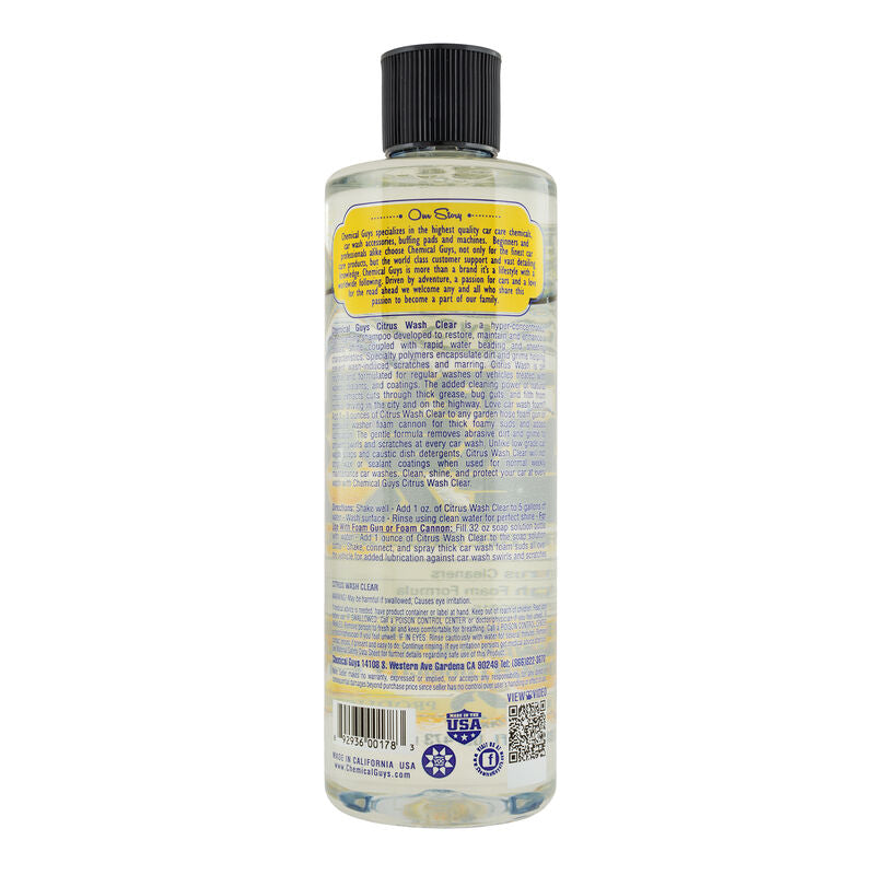 Chemical Guys Citrus Wash Clear Car Wash - Detailing Connect