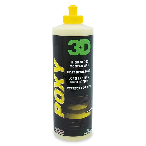 3D Poxy High Gloss Montan Wax 16oz - Detailing Connect