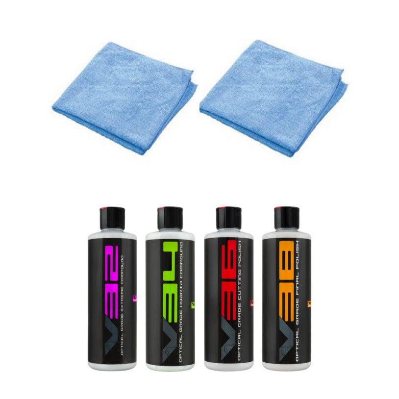 Chemical Guys V Line Polish & Compound Kit (16 oz) V32, V34, V36, V38 - Detailing Connect