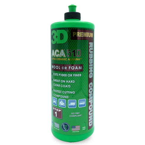 3D ACA 510 Premium Rubbing Compound - Detailing Connect