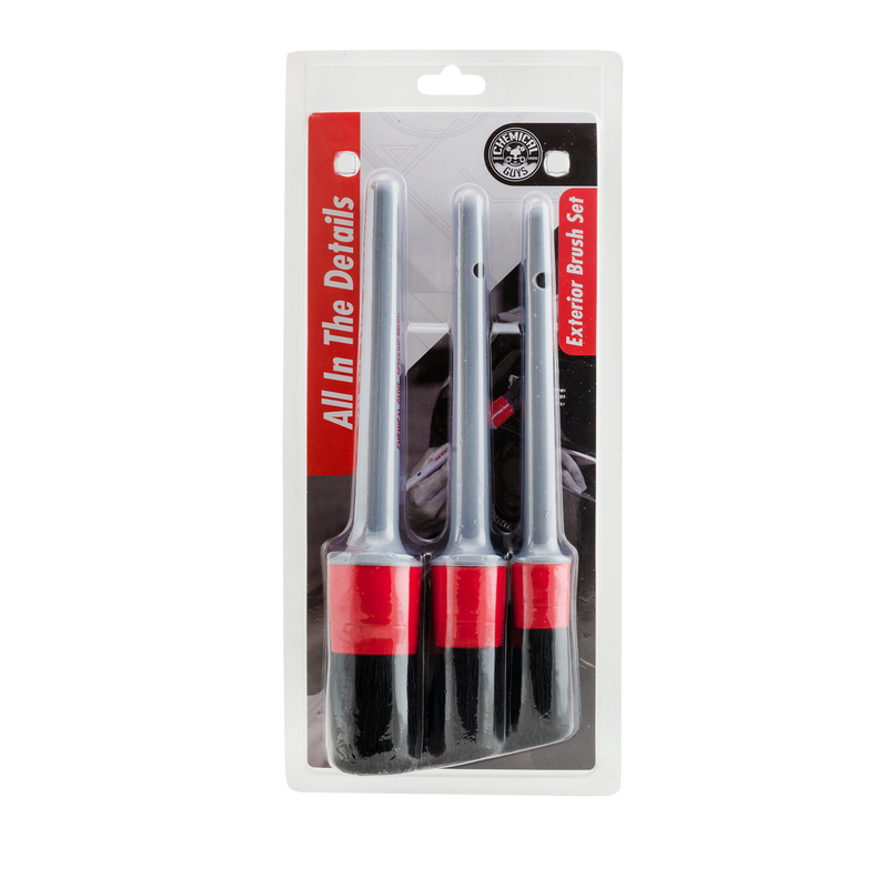 Chemical Guys All In The Details Exterior Brush Set - Detailing Connect