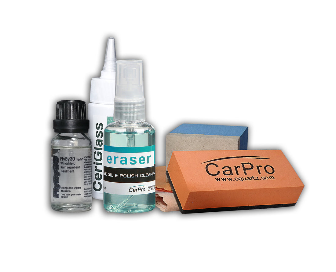 CarPro FlyBy30 Windshield Coating FULL KIT - 20ml - Detailing Connect