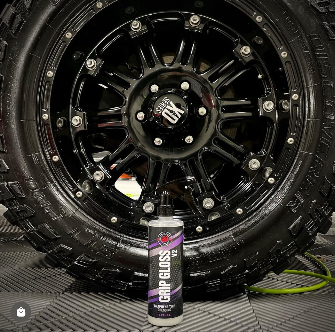 Limitless Car Care Grip Gloss V2 Graphene Tire Dressing No Sling - Detailing Connect