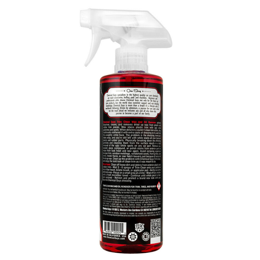 Chemical Guys Trim Clean Wax and Oil Remover - Detailing Connect