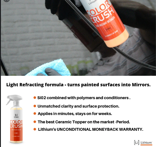 Lithium Auto Elixirs Color Crush - Detailing Connect