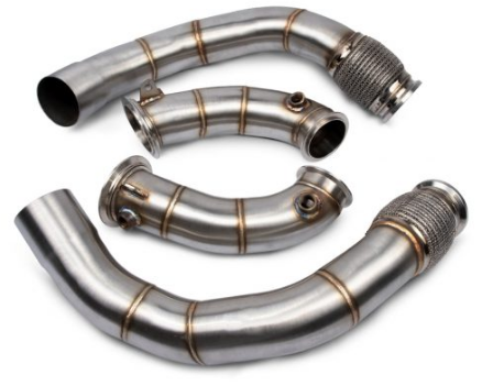 VRSF Stainless Steel Race Downpipes for 2018 – 2021 BMW M5 F90 S63 - Detailing Connect