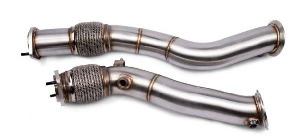 VRSF Stainless Steel Race Downpipes(Catted) for 2019 – 2022 BMW X3M & X4M S58 F97 F98 - Detailing Connect