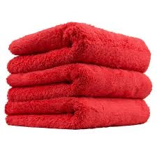 Happy Ending Towel 3 Pack Red - Detailing Connect