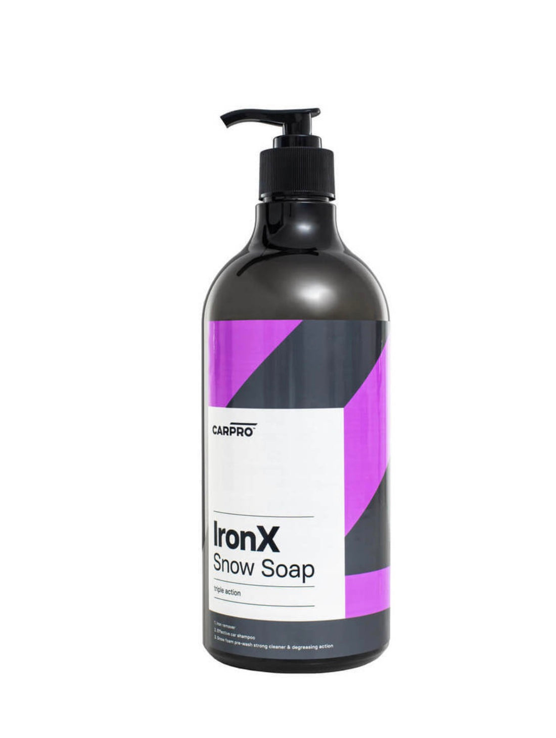 CarPro Iron X Snow Soap 1 Liter (34 oz) - Detailing Connect