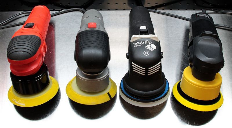 buffers and polishers, orbital, flex, rotary,  buffers for detailing