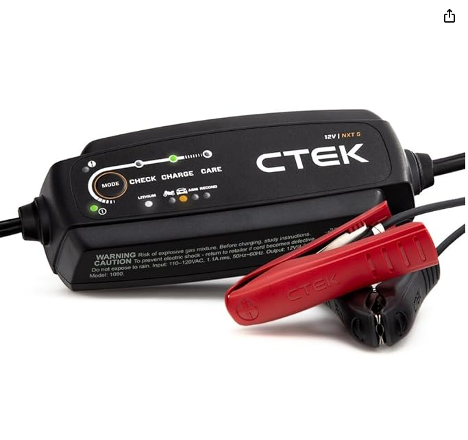 CTEK 40-658 NXT 5 Fully Automatic 4.3 amp Battery Charger and Maintainer 12V - Detailing Connect