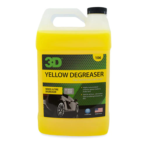 3D Yellow Degreaser Wheel Cleaner - Detailing Connect