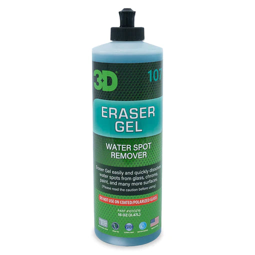 3D Eraser Gel Water Spot Remover 16oz - Detailing Connect