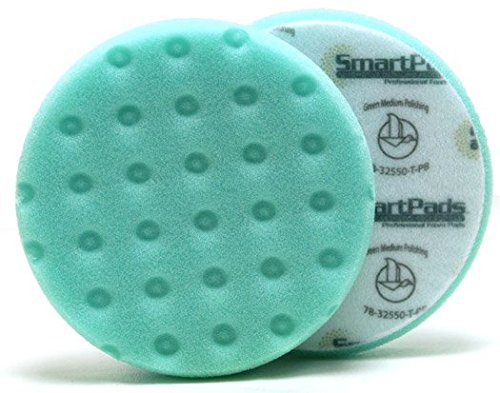 Lake Country CCS Smart Pads DA 5.5 inch Foam Pad (Green, 5.5 inch) - Detailing Connect