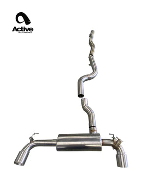ACTIVE AUTOWERKE MKV A90/A91 SUPRA PERFORMANCE REAR EXHAUST 100MM BLACK STAINLESS TIPS - Detailing Connect