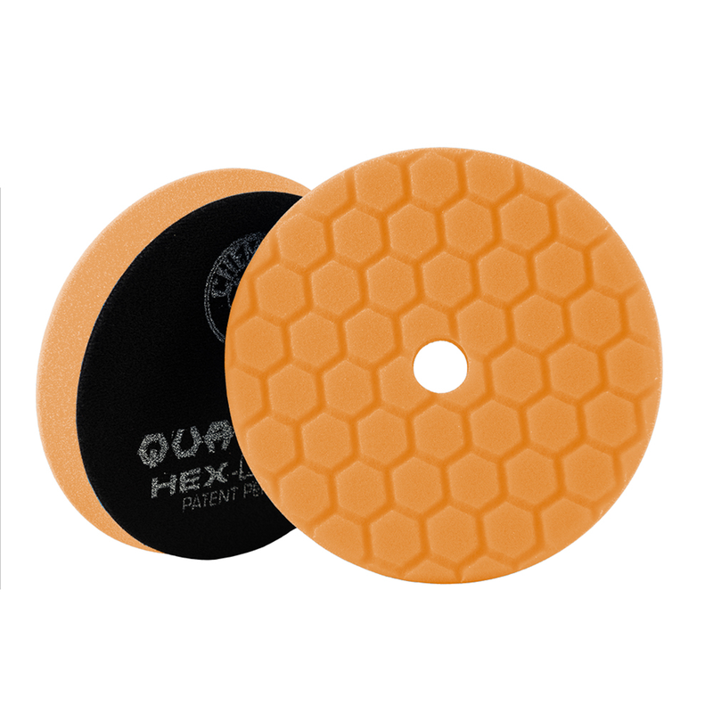 Orange Hex-Logic Quantum Medium-Heavy Cutting Pad 5.5'' - Detailing Connect