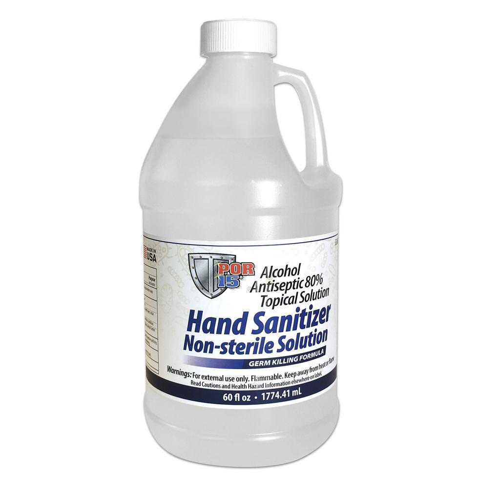 Hand Sanitizer 60 fl oz - 80% Antiseptic Solution - Detailing Connect