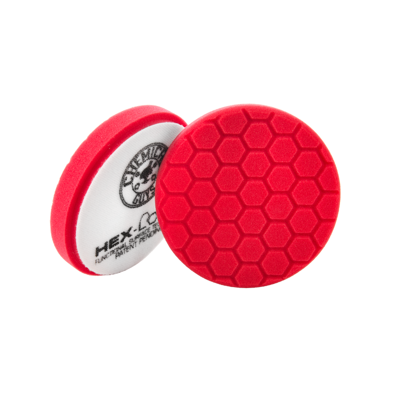 Red Hex-Logic Ultra Light Finishing Pad 6.5" - Detailing Connect