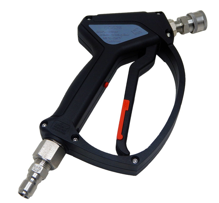 MTM Hydro Easy Hold SGS28 Spray Gun w/ SS QC Fittings - Detailing Connect