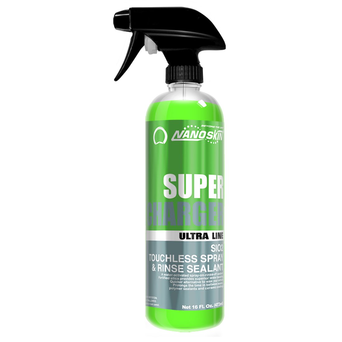 Nanoskin SUPER-CHARGER SiO2 Touchless Spray & Rinse Sealant - Detailing Connect