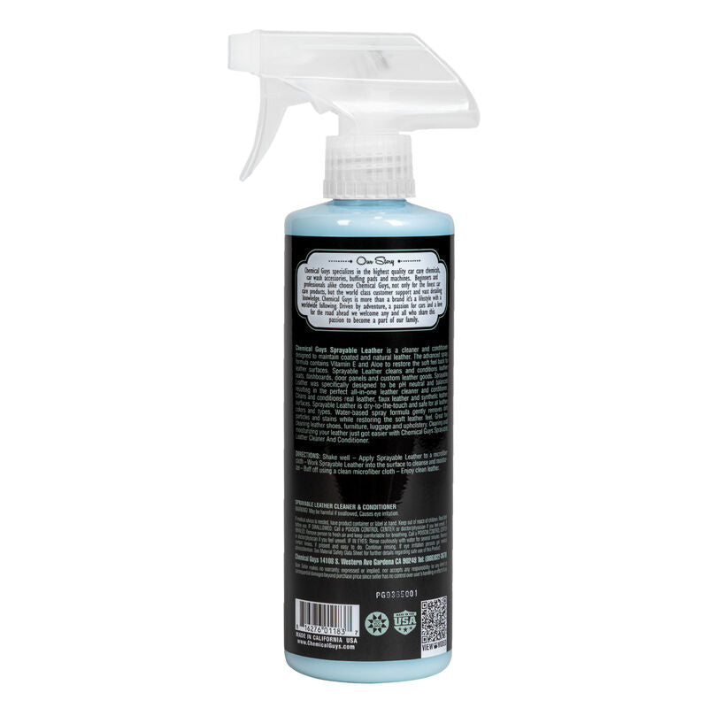 Sprayable Leather Cleaner & Conditioner In One - Detailing Connect