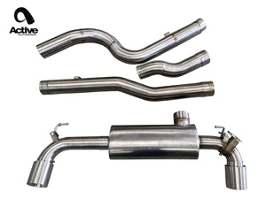 ACTIVE AUTOWERKE MKV A90/A91 SUPRA PERFORMANCE REAR EXHAUST 100MM CARBON FIBER STAINLESS TIPS - Detailing Connect