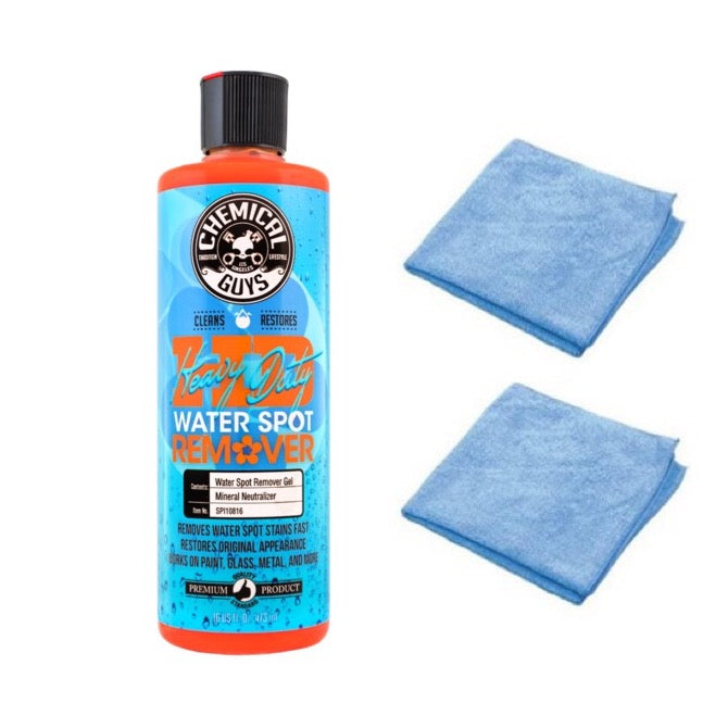 Chemical Guys - Eliminate water spots with ease with Heavy Duty Water Spot  Remover Gel! 💦 Did those pesky sprinklers get you again? Don't let those  water spots ruin the look of