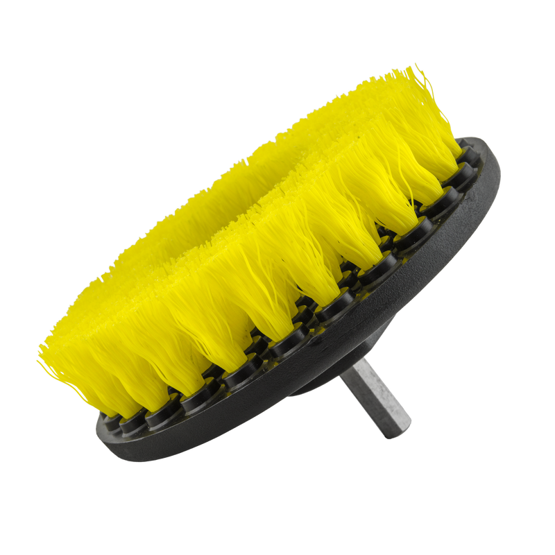 Carpet Brush with Drill Attachment- Medium Duty - Detailing Connect