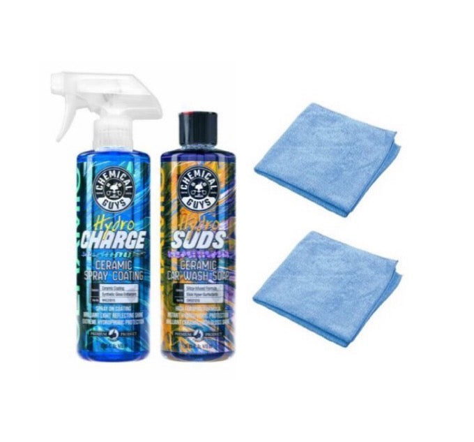 Chemical Guys Hydrocharge Ceramic Spray Coating & HydroSuds Ceramic Kit - Detailing Connect