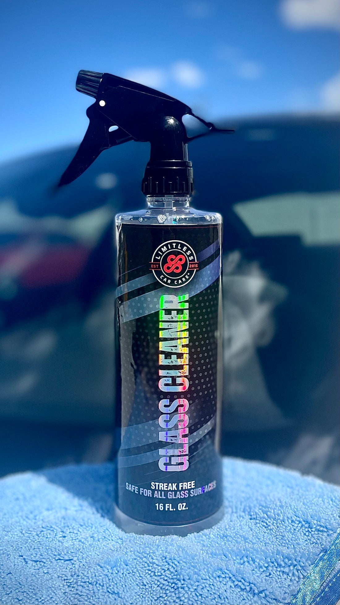 Limitless Car Care Glass Cleaner For All Glass Surfaces 16oz - Detailing Connect