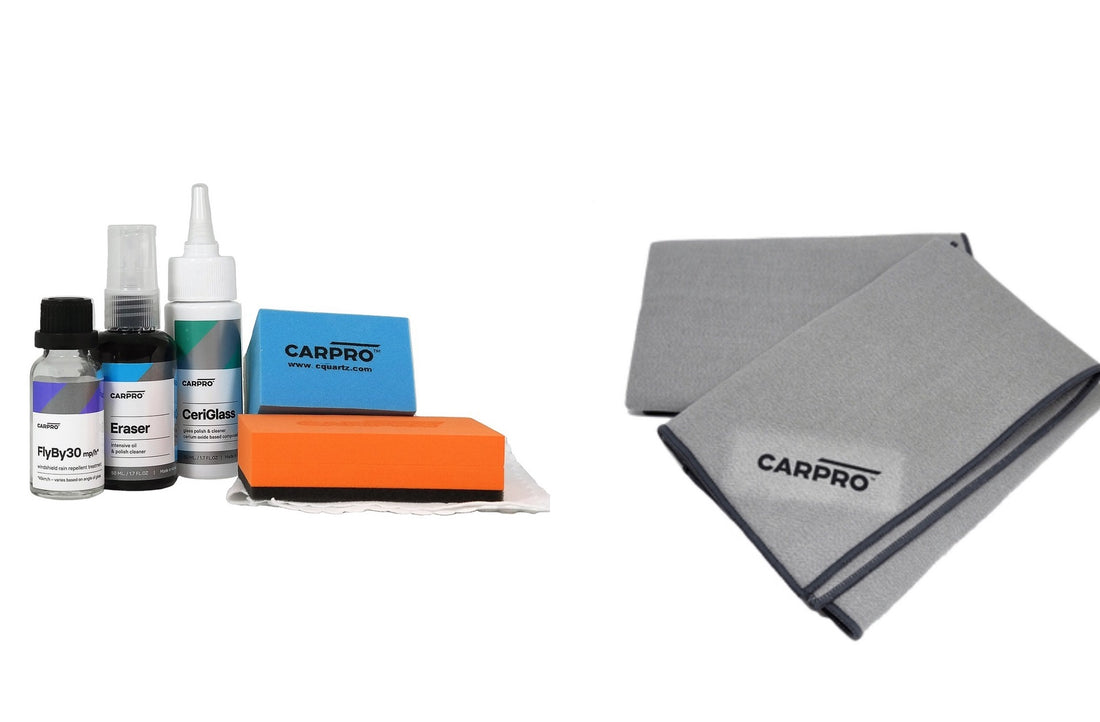 CarPro FlyBy30 Windshield Coating FULL KIT - 20ml & Glass Towel - Detailing Connect