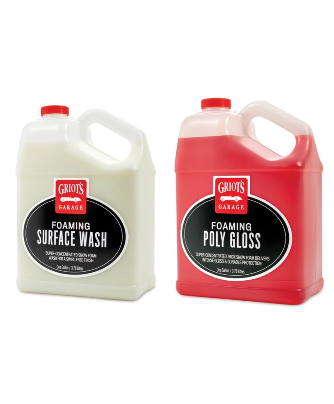 Griot's Garage Foaming Surface Wash and Foaming Poly Gloss 128OZ Kit - Detailing Connect