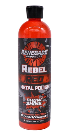 Renegade Rebel Red Liquid Metal Polish 12oz - Detailing Connect