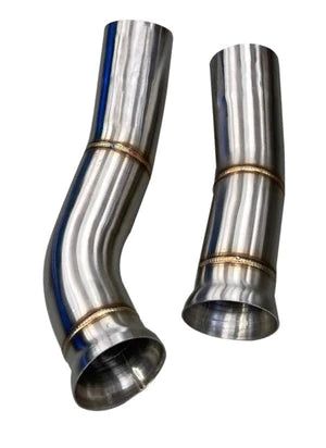 ACTIVE AUTOWERKE CONNECTING PIPES FOR F87 BMW M2C & M2CS EQUAL LENGTH MIDPIPE (STRAIGHT PIPES) - Detailing Connect